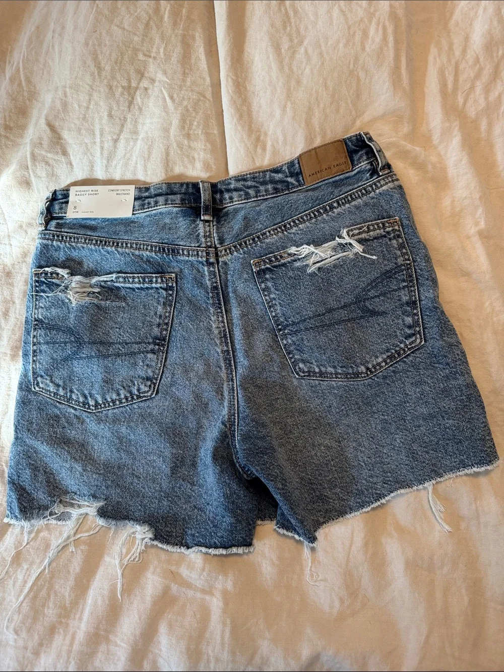 NWT American Eagle Outfitters Highest Rise Baggy Short Size 8
